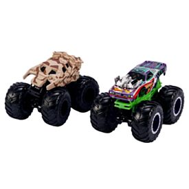 Mini Carrinho Duplo Hot Wheels Monster Trucks Mattel 1:64 - Sortido