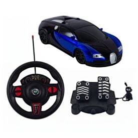 Carro com Controle Remoto e Pedal Havan Toys - Azul