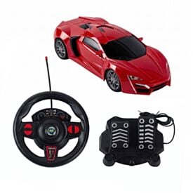 Carro Esportivo com Controle Remoto e Pedal Havan Toys - Vermelho