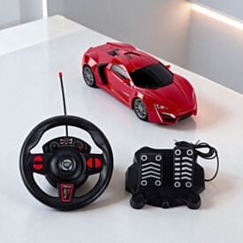 Carro Esportivo com Controle Remoto e Pedal Havan Toys - Vermelho