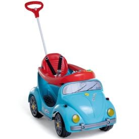 Carro Passeio E Pedal Azul Fouks Calesita  - 998