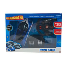 Carro Prime Racer com Controle Remoto e Pedal Garagem Sa Candide - Sortido