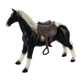 Cavalo de Brinquedo Malhado com Sela Premium Db Play