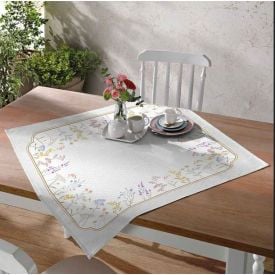 Centro de Mesa 78X78 cm Clean Renova Dohler - Floral Boho