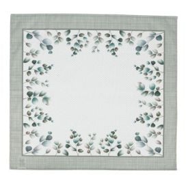 Centro de Mesa 78X78 cm Clean Renova Dohler - Folhas Verdes