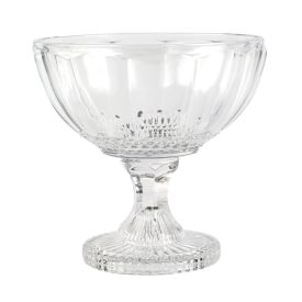 Centro De Mesa Com Pé Splendor L'hermitage 21,5 Cm - Vidro