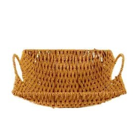Cesta Quadrada Com Alça Havan Casa 28,5Cm - Natural