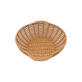 Cesta Redonda Com Alça Havan Casa 28Cm - Natural