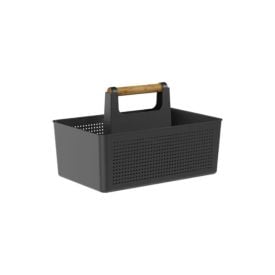 Cesto Organizador com Alça Flow Ou 800Ml - Preto 