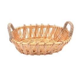 Cesto Oval Com Alça Fibra Vime 37Cm Havan Casa - Natural