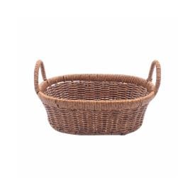 Cesto Oval Com Alça Havan Casa 22 Cm - Natural