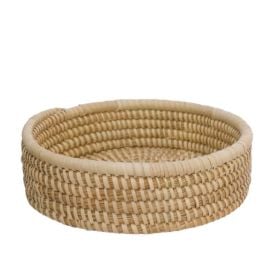 Cesto Redondo Palmar Grande Hauskraft 26 Cm - Natural