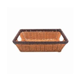 Cesto Retangular Com Alça Havan Casa 24 Cm - Natural