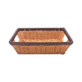Cesto Retangular Com Alça Havan Casa 28 Cm - Natural