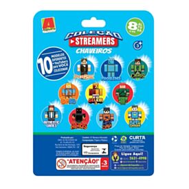 Boneco Chaveiro Streamers 8Cm Algazarra Brinquedos - Sortido