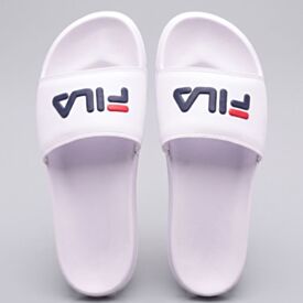 Chinelo Fila masculino Drifter Basic Branco/Marinho/Vermelho