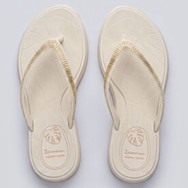 Chinelo Ipanema Feminino Shine Ad Off White/Bege