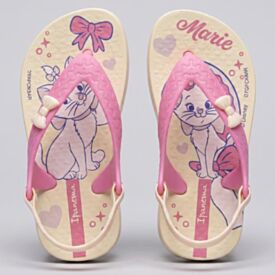 Chinelo Ipanema Infantil Disney Happy Bege/Rosa