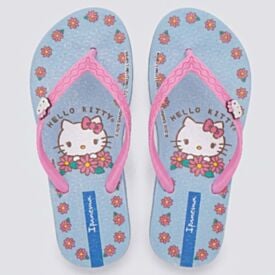 Chinelo Ipanema Infantil Hello Kitty Amore Azul/Rosa