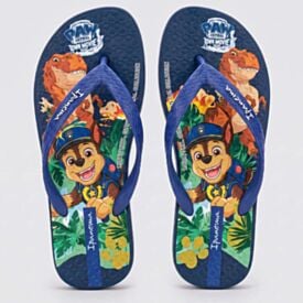 Chinelo Ipanema Infantil Patrulha Canina Azul/Azul