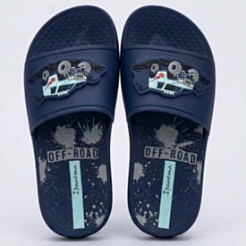 Chinelo Ipanema Infantil Play Slide Inf Azul/Azul Escuro