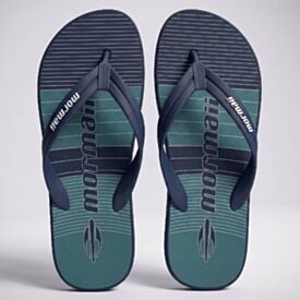 Chinelo Mormaii Masculino Tropical Graphics Azul/Verde