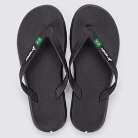 Chinelo Rider Masculino Brasil Preto/Preto/Branco
