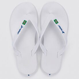 Chinelo Rider Masculino Brasil Branco/Branco/Azul
