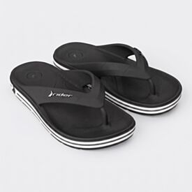 Chinelo Rider Masculino Flex Dedo Preto/Cinza