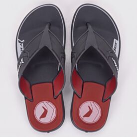 Chinelo Rider Masculino Start Cinza/Vermelho
