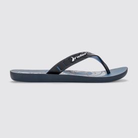 Chinelo Rider Masculino Street Duo NBA Azul/Preto/Branco