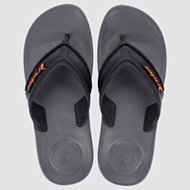 Chinelo Rider Masculino Trace Cinza/Preto/Laranja