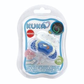 Chupeta Lumina Ortodôntica N2 Kuka - Azul