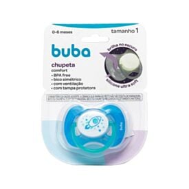 Chupeta Noturna Buba Tamanho 1 - Foguete