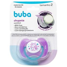Chupeta Noturna Buba Tamanho 2 - Unicórnio