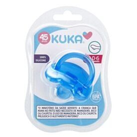 Chupeta Soft Silicone  N°1 Kuka - Azul