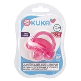 Chupeta Soft Silicone  N°1 Kuka - Rosa
