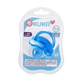 Chupeta Soft Silicone Nº 2 Ortodôntico Kuka - Azul