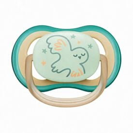 Chupeta Ultra Air Noturna Decorada 0 a 6 Meses Philips Avent - Verde