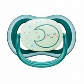Chupeta Ultra Air Noturna Decorada 6 a 18 Meses Philips Avent - Verde