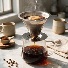 Coador de Café  em Aço Inox Tramontina