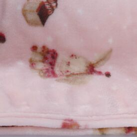 Cobertor para Bebê Flannel 100% Poliéster Camesa - Circo Rosa