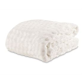 Cobertor Casal 100% Poliéster Requinte Havan Casa - Off White