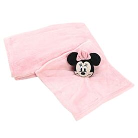 Cobertor Infantil com Naninha 100% Poliéster Disney - Minnie