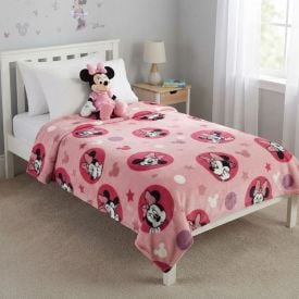 Cobertor Infantil Solteiro Estampado Disney - Minnie Star