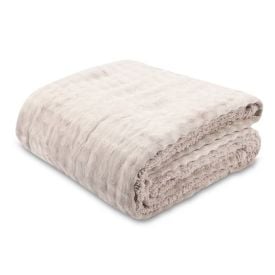 Cobertor King Requinte Sherpa Color Havan Casa - Bege
