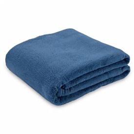 Cobertor Paris Solteiro Comfort 1,50X2,20M Havan Casa - Azul Náutico