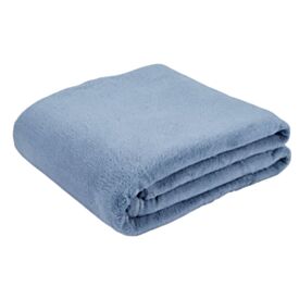 Cobertor Solteiro Paris Comfort 1,50X2,20M Havan Casa - Azul Claro