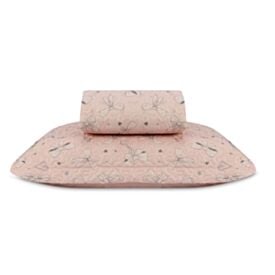 Kit Colcha Solteiro Dupla Face Matelado Havan Kids 2 pçs - Laços Rosa