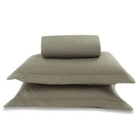 Kit Colcha Casal Lisa Versalhes/Napoli Havan Casa 3 Peças - Taupe